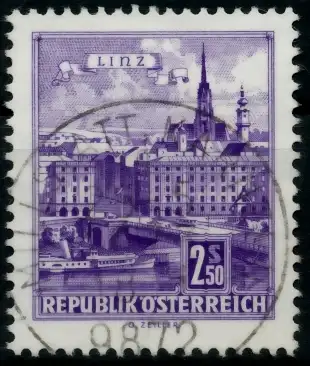 ÖSTERREICH DS BAUWERKE Nr 1118 zentrisch gestempelt 714726