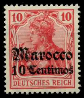 DEUTSCHE AUSLANDSPOSTÄMTER MAROKKO Nr 36 postfrisch 732C5E