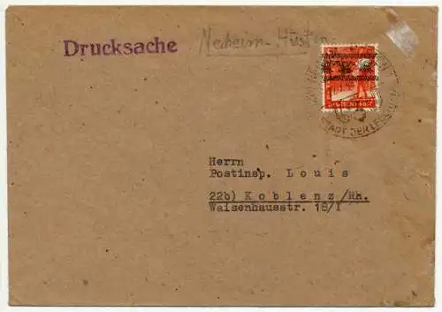 2. KONTROLLRATSAUSGABE MIT BANDAUFDRUCK Nr 38Ia 710E02