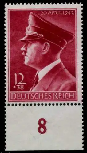 3. REICH 1942 Nr 813y postfrisch URA 70CAD2