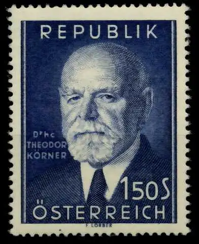 ÖSTERREICH 1953 Nr 982 postfrisch 70C7FE