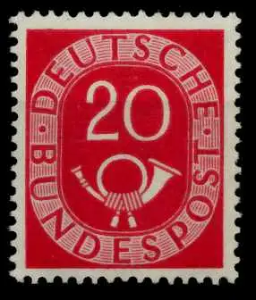 BRD DS POSTHORN Nr 130 postfrisch 7080B2