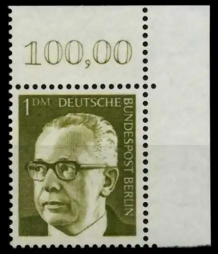BERLIN DS HEINEM Nr 369 postfrisch ECKE-ORE 702E4A