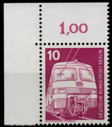 BERLIN DS INDUSTRIE u. TECHNIK Nr 495 postfrisch ECKE-O 702E82