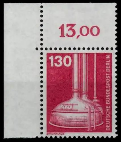 BERLIN DS INDUSTRIE u. TECHNIK Nr 669 postfrisch ECKE-O 702DEA