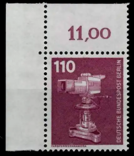 BERLIN DS INDUSTRIE u. TECHNIK Nr 668 postfrisch ECKE-O 702DCA