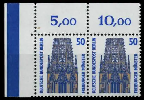 BERLIN DS SEHENSW Nr 794 postfrisch WAAGR PAAR ECKE-OLI 702CC2
