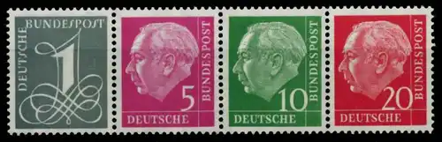 BRD ZUSAMMENDRUCK Nr W18X W20X W17X+W21X postfrisch 71CA36