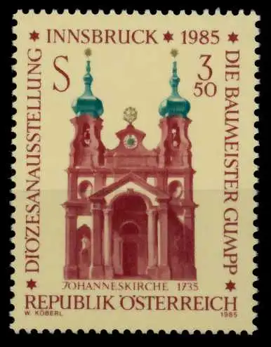 ÖSTERREICH 1985 Nr 1815 postfrisch SB68D0A