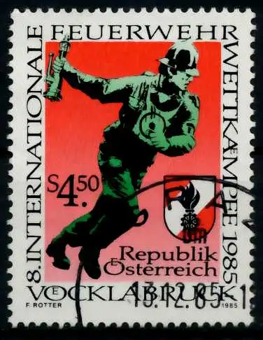 ÖSTERREICH 1985 Nr 1821 gestempelt 70067A