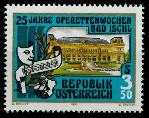 ÖSTERREICH 1985 Nr 1820 postfrisch SB6E07A