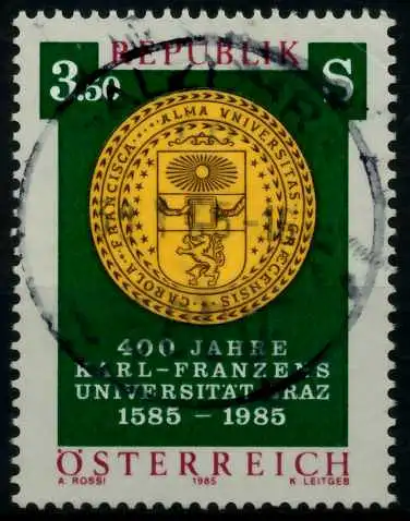 ÖSTERREICH 1985 Nr 1799 zentrisch gestempelt 700572