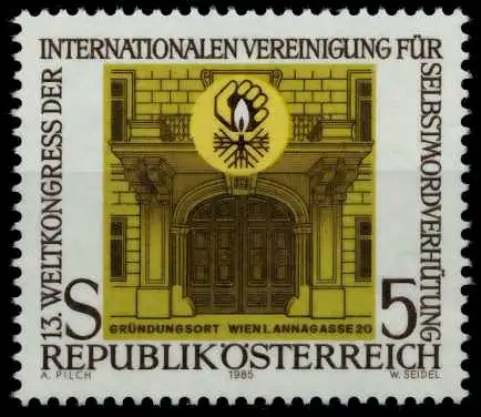 ÖSTERREICH 1985 Nr 1818 postfrisch SB68D26