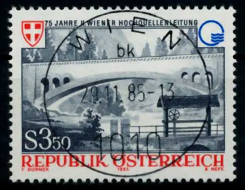 ÖSTERREICH 1985 Nr 1834 zentrisch gestempelt 700402