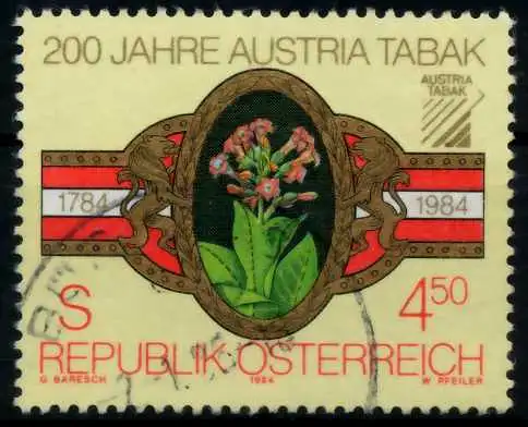 ÖSTERREICH 1984 Nr 1769 gestempelt 6FFF9E