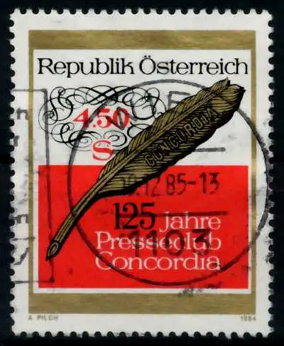 ÖSTERREICH 1984 Nr 1795 zentrisch gestempelt 70032A