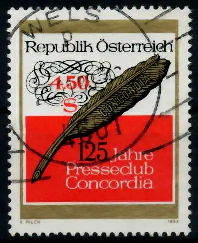 ÖSTERREICH 1984 Nr 1795 zentrisch gestempelt 700342