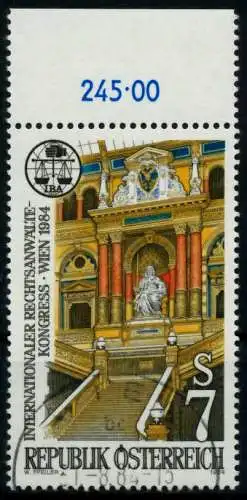 ÖSTERREICH 1984 Nr 1789 zentrisch gestempelt ORA 700256