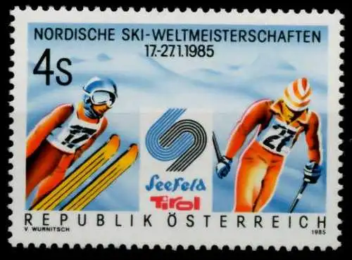 ÖSTERREICH 1985 Nr 1801 postfrisch SB6686A