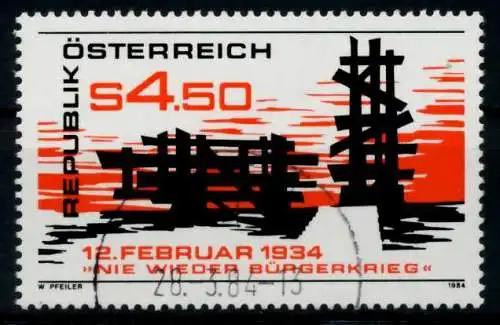 ÖSTERREICH 1984 Nr 1766 zentrisch gestempelt 700076