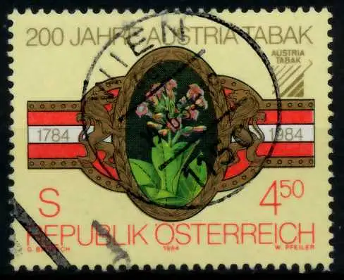 ÖSTERREICH 1984 Nr 1769 gestempelt 6FFF5A