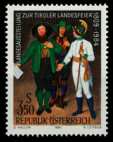 ÖSTERREICH 1984 Nr 1780 postfrisch SB6672E