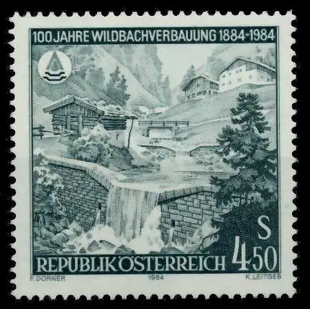 ÖSTERREICH 1984 Nr 1779 postfrisch SB6671E