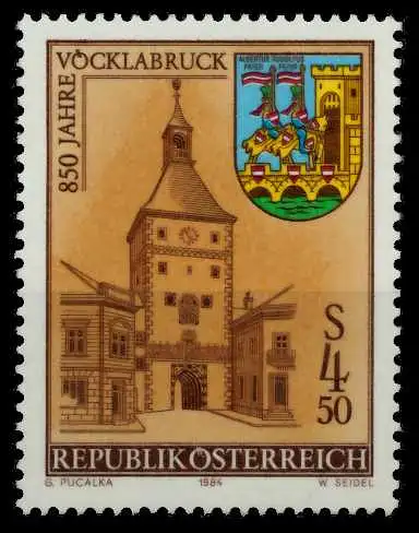 ÖSTERREICH 1984 Nr 1777 postfrisch SB66702