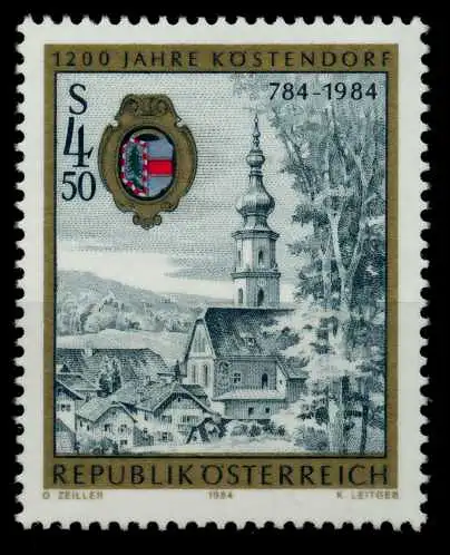 ÖSTERREICH 1984 Nr 1771 postfrisch SB66692