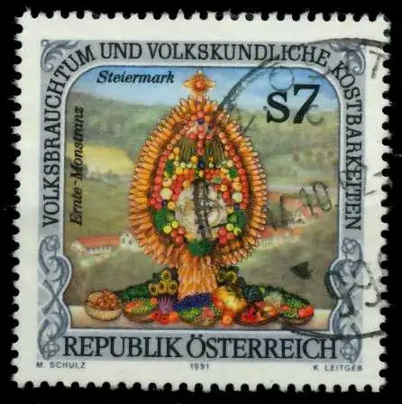 ÖSTERREICH 1991 Nr 2043 gestempelt 6ECE6A