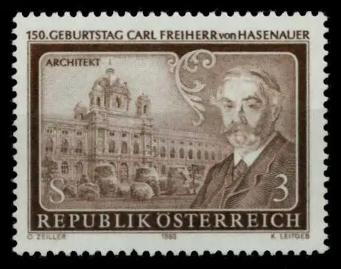 ÖSTERREICH 1983 Nr 1746 postfrisch SB6383E
