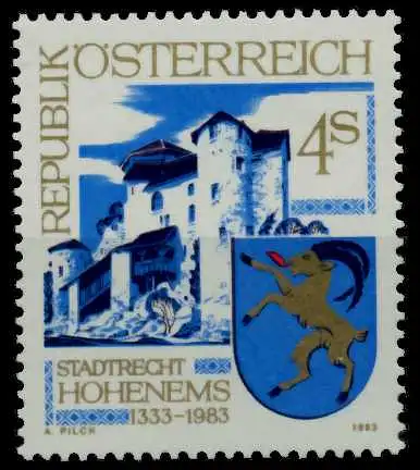 ÖSTERREICH 1983 Nr 1741 postfrisch SB637F2