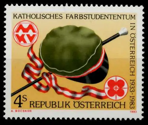 ÖSTERREICH 1983 Nr 1739 postfrisch SB637EA