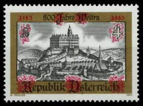 ÖSTERREICH 1983 Nr 1740 postfrisch SB637DE