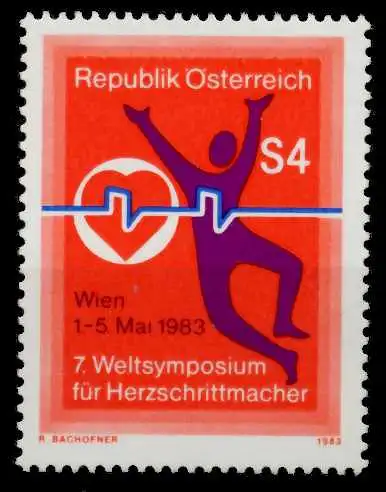 ÖSTERREICH 1983 Nr 1738 postfrisch SB637CE