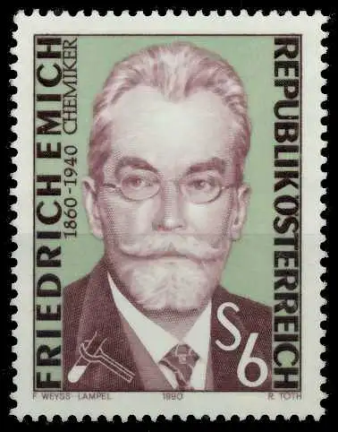 ÖSTERREICH 1990 Nr 1981 postfrisch SB5AA96