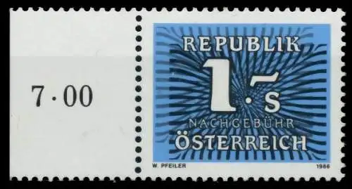 ÖSTERREICH PORTOMARKEN 1985 89 Nr 262 postfrisch ORA 6F21AE