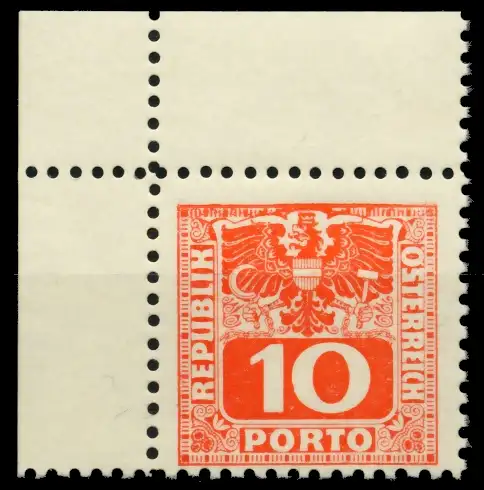 ÖSTERREICH PORTOMARKEN 1945 Nr 179 postfrisch ECKE-OLI 6ED18E