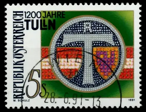 ÖSTERREICH 1991 Nr 2031 zentrisch gestempelt 6ED012