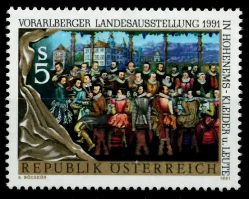 ÖSTERREICH 1991 Nr 2027 postfrisch 6ED10E