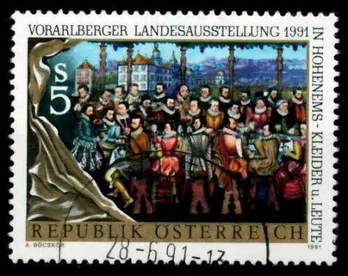 ÖSTERREICH 1991 Nr 2027 gestempelt 6ED016