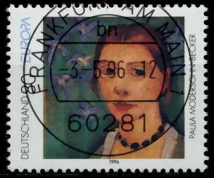 BRD BUND 1996 Nr 1854 zentrisch gestempelt 72CBB2