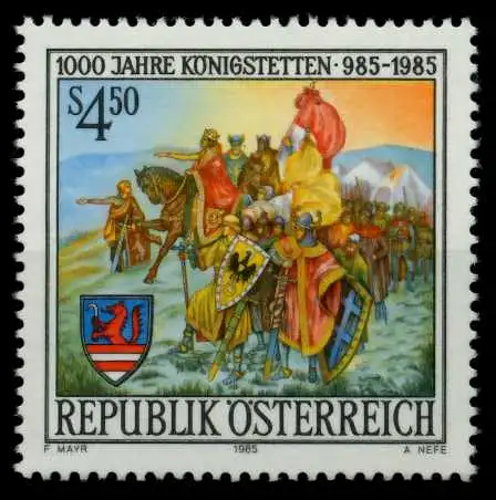 ÖSTERREICH 1985 Nr 1825 postfrisch SB68D7A