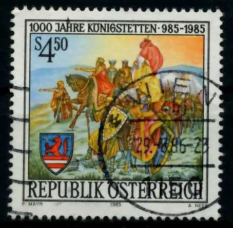 ÖSTERREICH 1985 Nr 1825 zentrisch gestempelt 700486