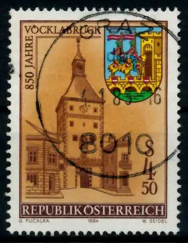 ÖSTERREICH 1984 Nr 1777 zentrisch gestempelt 700116