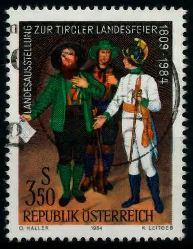 ÖSTERREICH 1984 Nr 1780 zentrisch gestempelt 700182