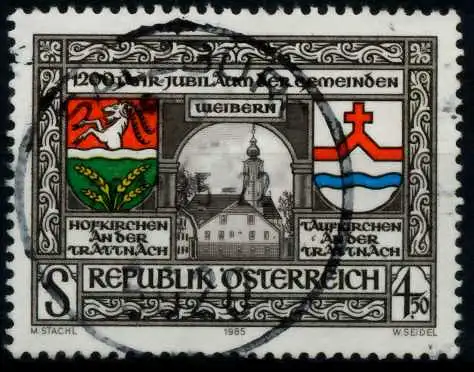 ÖSTERREICH 1985 Nr 1824 zentrisch gestempelt 70052E