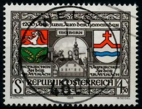 ÖSTERREICH 1985 Nr 1824 zentrisch gestempelt 700626