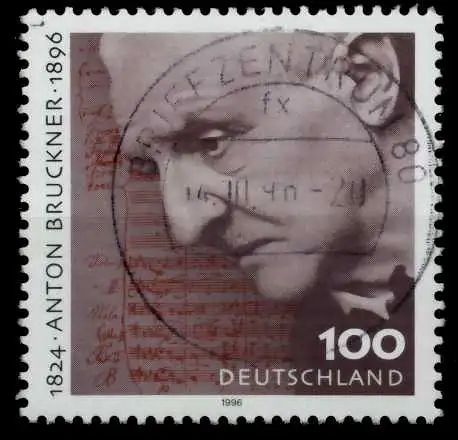 BRD 1996 Nr 1888 zentrisch gestempelt 72D16E