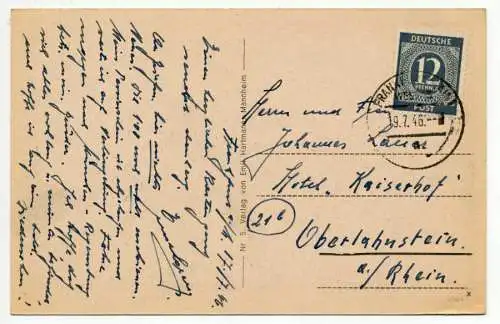 ALL. BES. GEM.-AUSG. Nr 920a BRIEF EF 720EA2